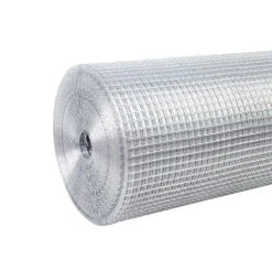 600 In. X 48 In. 1/2 Inch 23 Gauge Silver Galvanized Steel Hot-dip Hardware Cloth Plant Welded Wire Garden Fencing Roll
