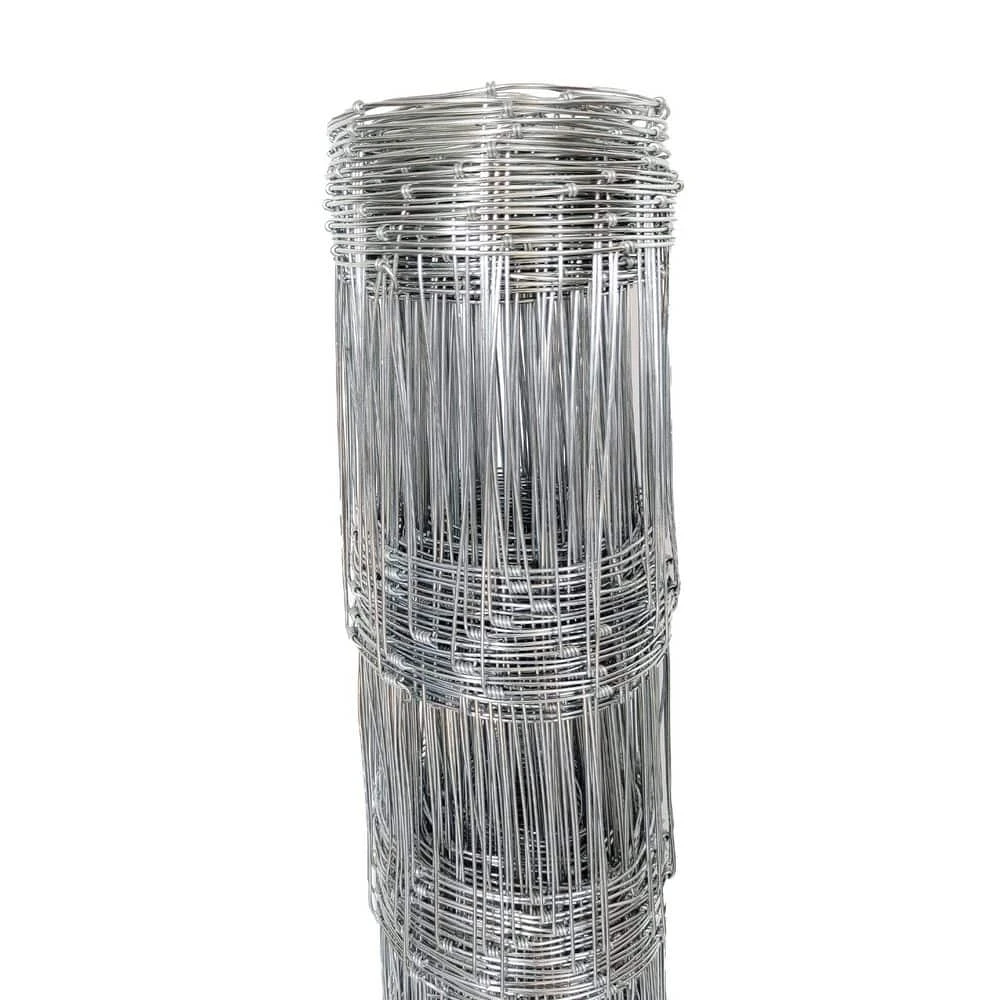 3 Ft. X 164 Ft. 14 Gauge Galvanized Silver Metal Wire Fence Deer Fence Goat Fence Hog Wire Fencing For Yard Livestock 3 3 Ft. X 164 Ft. 14 Gauge Galvanized Silver Metal Wire Fence Deer Fence Goat Fence Hog Wire Fencing For Yard Livestock