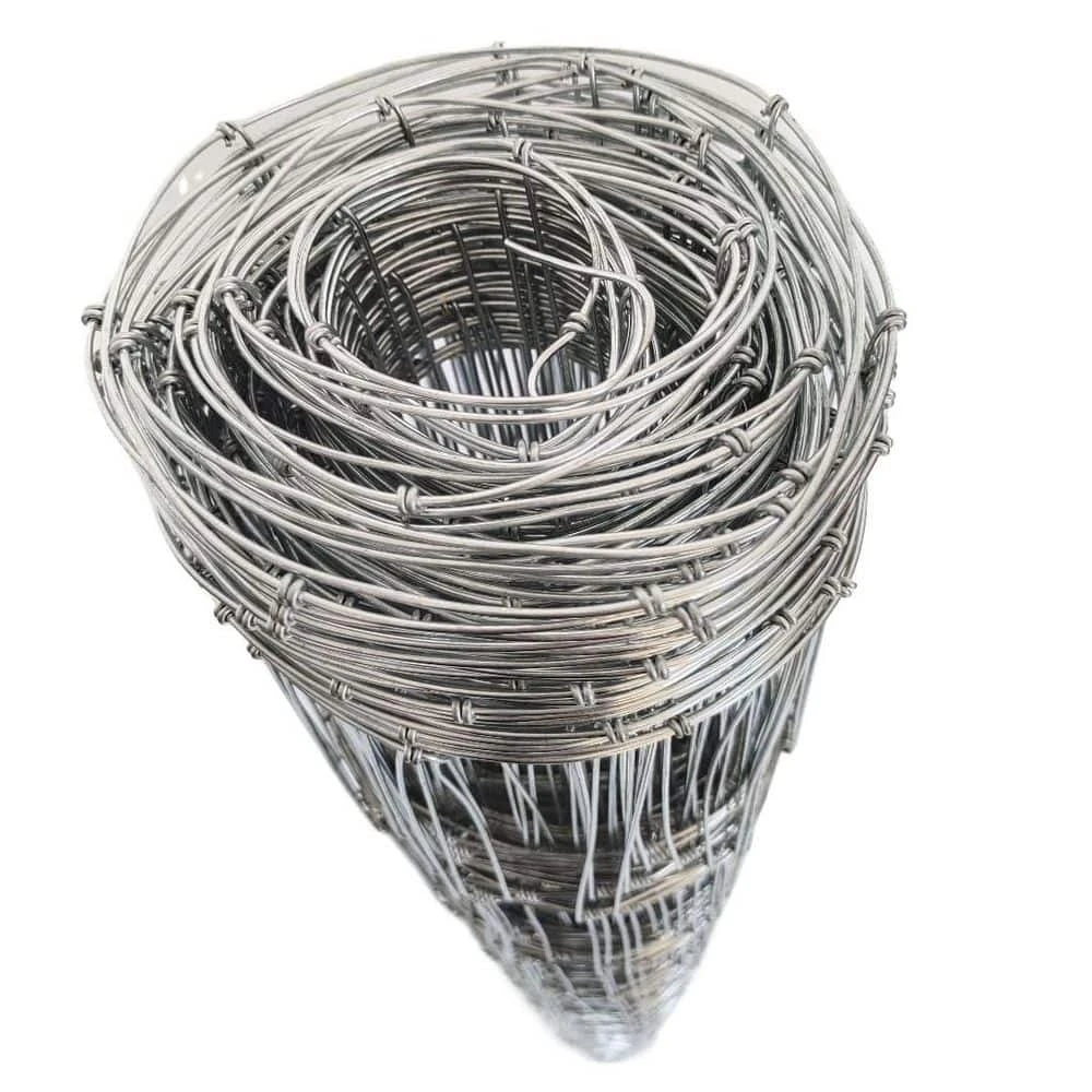 5 Ft. X 164 Ft. 14Gauge Farm Fence Heavy Zinc Coating Cattle Fence, Galvanized Field Wire Fencing For Animals Protection 4 5 Ft. X 164 Ft. 14Gauge Farm Fence Heavy Zinc Coating Cattle Fence, Galvanized Field Wire Fencing For Animals Protection - Image 2
