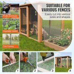 1/4 In. Hardware Cloth 48 In. X 100 Ft. Galvanized Wire Mesh Roll For Chicken Fencing Garden Small Rodents -Dewalt Tools Shop silver svopes garden fencing dxgswl48in105vtq7v0 1021 44 1000