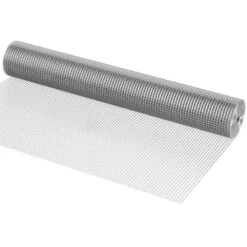 1/2 In. Hardware Cloth, 48 In. X 50 Ft. Galvanized Wire Mesh Roll For Chicken Fencing, Garden, Small Rodents