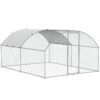 Poultry Fencing Large Metal Chicken Coop 9.8 Ft. X 12.9 Ft. X 6.5 Ft. Walk In Chicken Run For Yard With Waterproof Cover -Dewalt Tools Shop skyshalo chicken coops brsjp4x3x2mytlha4v0 0807 64 1000