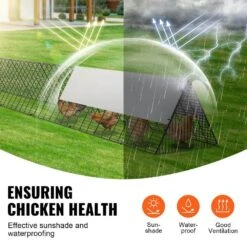 Poultry Fencing Chicken Tunnels 236.2 X 157.5 X 24.2 In. Chicken Tunnels For Yard Portable Chicken Tunnels For Outside -Dewalt Tools Shop skyshalo chicken coops yjsd2tdgj2tzz8o8ev0 0807 44 1000