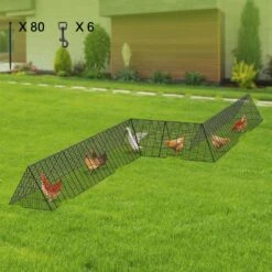 Poultry Fencing Chicken Tunnels, 287 X 78.7 X 24.2 In.Chicken Tunnels For Yard, Portable Chicken Tunnels -Dewalt Tools Shop skyshalo chicken coops yjsd2tdgjkj0dh00fv0 0807 31 1000