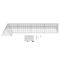 Poultry Fencing Chicken Tunnels 157.5 X 39.4 X 24.2 In. Chicken Tunnels For Yard Portable Chicken Tunnels