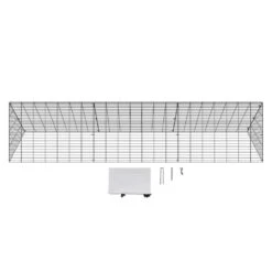 Poultry Fencing Chicken Tunnels, 118.1 X 28 X 24.2 In. Chicken Tunnels For Yard, Portable Chicken Tunnels