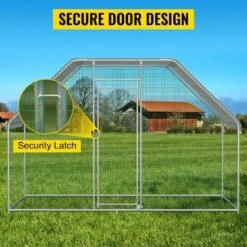 Large Metal Chicken Coop With Run 6.5 Ft. X 9.8 Ft. X 6.5 Ft. Large Space Silver Barbed Wire Fencing 14 Large Metal Chicken Coop With Run 6.5 Ft. X 9.8 Ft. X 6.5 Ft. Large Space Silver Barbed Wire Fencing -Dewalt Tools Shop skyshalo chicken runs hwjlpd9 56 560339v0 0806 44 1000