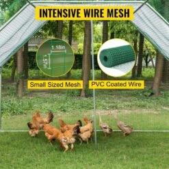Large Metal Chicken Coop With Run 6.5 Ft. X 9.8 Ft. X 6.5 Ft. Large Space Silver Barbed Wire Fencing 12 Large Metal Chicken Coop With Run 6.5 Ft. X 9.8 Ft. X 6.5 Ft. Large Space Silver Barbed Wire Fencing -Dewalt Tools Shop skyshalo chicken runs hwjlpd9 56 560339v0 0806 4f 1000