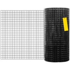 0.06 In. X 3 Ft. X 50 Ft. Hardware Cloth 1 In. X 1 In. Mesh Galvanized Vinyl Coated 16 Gauge Chicken Wire Fencing