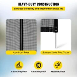 Swimming Pool Fence,4 X 12 Ft. Pool Safety Fence Inground Pools, Removable Pool Fence, Life Saver Fencing Section Kit -Dewalt Tools Shop skyshalo pool fences kcxycwlb448ft1ksyv0 0823 1f 1000