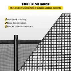 Swimming Pool Fence,4 X 12 Ft. Pool Safety Fence Inground Pools, Removable Pool Fence, Life Saver Fencing Section Kit -Dewalt Tools Shop skyshalo pool fences kcxycwlb448ft1ksyv0 0823 4f 1000