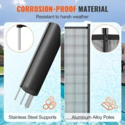 Swimming Pool Fence 4 X 12ft. Pool Safety Fence For Inground Pools, Removable Pool Fence DIY Life Saver Fencing Section -Dewalt Tools Shop skyshalo pool fences kcxycwll412ft18uyv0 0827 4f 1000