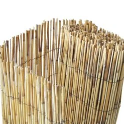 5.6 Ft. H X 16.4 Ft. W Natural Reed Eco-Friendly Privacy Screen Curtain Bamboo-Like Patio Decors Reed Fencing Rolls -Dewalt Tools Shop tan atengnes garden fencing yd240174 1f 1000