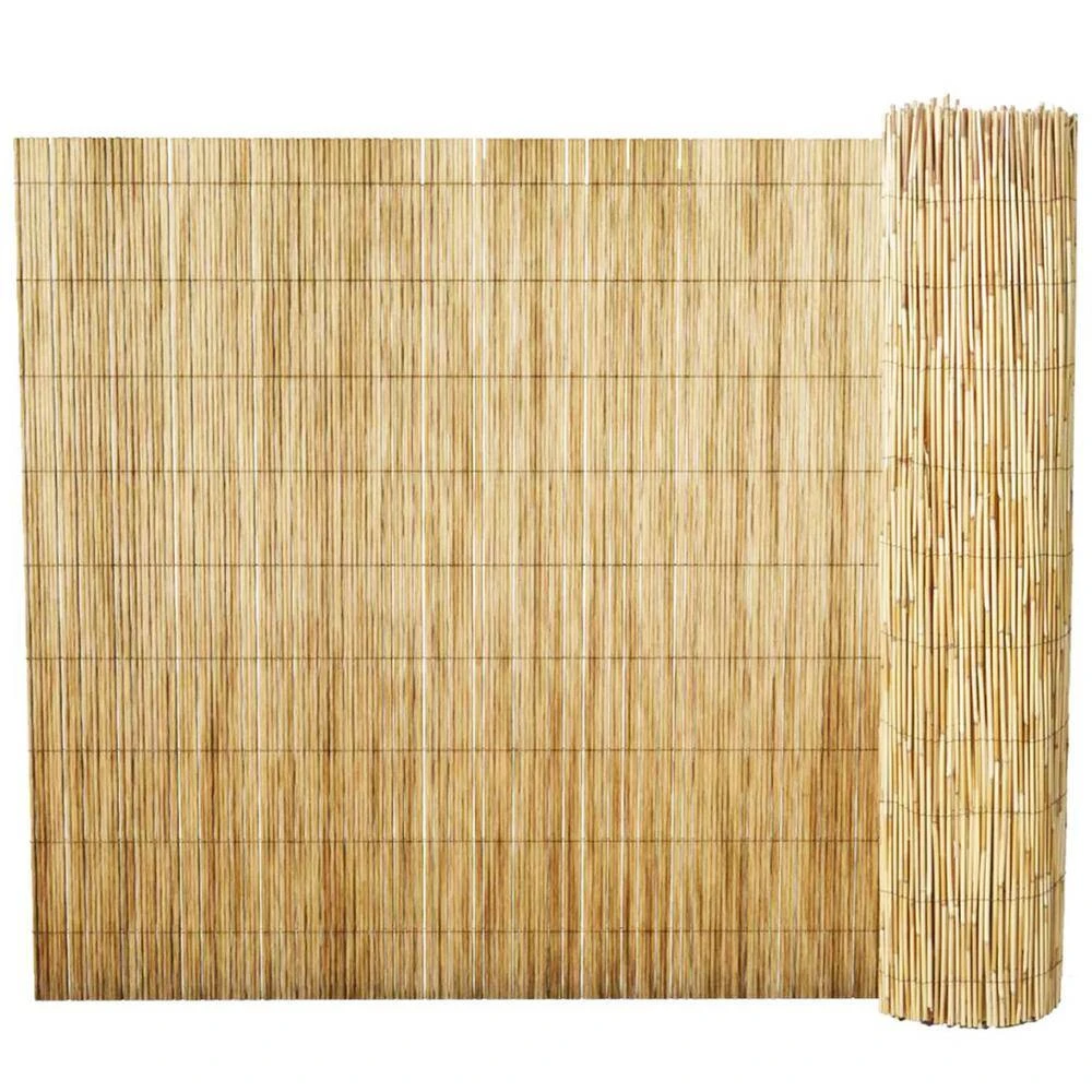 3.3 Ft. H X 16.4 Ft. W Natural Reeds Eco-Friendly Privacy Screen Curtain Bamboo-Like Patio Decors Reed Fencing Rolls 6 3.3 Ft. H X 16.4 Ft. W Natural Reeds Eco-Friendly Privacy Screen Curtain Bamboo-Like Patio Decors Reed Fencing Rolls - Image 4