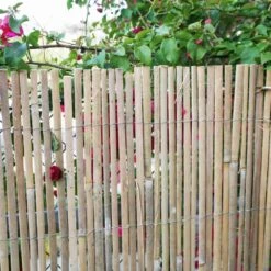 72 In H X 192 In L Split Bamboo Slats Screening Fencing Natural Finish Bamboo Fence Roll -Dewalt Tools Shop tan backyard x scapes garden fencing 20 bsn6 31 1000
