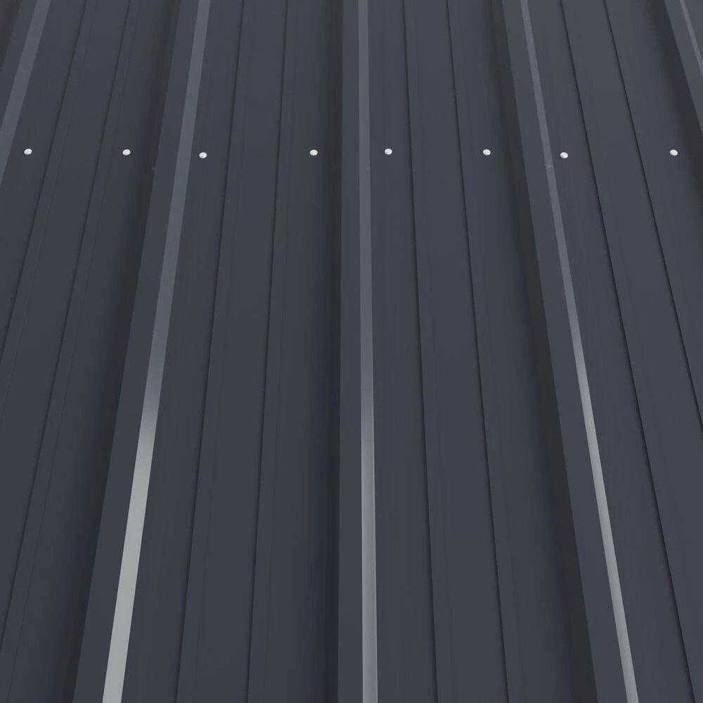 10.6 Ft X 6.2 Ft Large Metal Chicken Coop With Run For 15 Chickens Galvanized Metal Roof Poultry Fencing Chicken 7 10.6 Ft X 6.2 Ft Large Metal Chicken Coop With Run For 15 Chickens Galvanized Metal Roof Poultry Fencing Chicken - Image 5