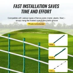 Electric Fence Tape, 1640 Ft. 500 M Polytope Fencing Hot Wire, 3/4 In. Width 6 Stainless Steel Strands For Conductivity 14 Electric Fence Tape, 1640 Ft. 500 M Polytope Fencing Hot Wire, 3/4 In. Width 6 Stainless Steel Strands For Conductivity -Dewalt Tools Shop vevor electric fence wire wldxjdkjdk16sg4fmy3 44 1000