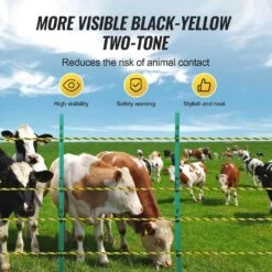 Electric Fence Wire, 1640 Ft. 500 M Portable Polypier, 1/8 In. Diameter 6 Stainless Steel Strands, Fencing Rope Line -Dewalt Tools Shop vevor electric fence wire wldxjskjsk160wwtxy3 fa 1000