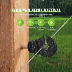 16 Gauge Aluminum Wire For Electric Fencing, 1640 Ft. 500 M Electric Fence Wire, Portable Fencing Wire, Aluminum Alloy -Dewalt Tools Shop vevor electric fence wire wldxlzklzk16y7nkhy3 4f 1000