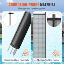 Pool Fence 4 X 48 Ft. Pool Fences For Inground Pools Removable Child Safety Pool Fencing, Easy DIY Swimming Pool Fence -Dewalt Tools Shop vevor pool fences dxycwl448fthk10bdv0 4f 1000