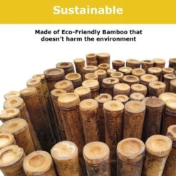 6 Ft. H X 8 Ft. W Caramel Brown Rolled Bamboo Fence Decorative Fencing Panel 14 6 Ft. H X 8 Ft. W Caramel Brown Rolled Bamboo Fence Decorative Fencing Panel -Dewalt Tools Shop walnut backyard x scapes garden fencing 22 cb6xs 44 1000