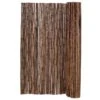 6 Ft. H X 8 Ft. W Caramel Brown Rolled Bamboo Fence Decorative Fencing Panel