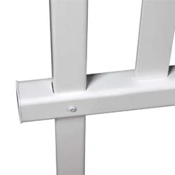 40 In. H X 80 In. W White Vinyl Windham Fence Panel Garden Fencing -Dewalt Tools Shop white 8 dovelina garden fencing hd 2024112803 31 1000