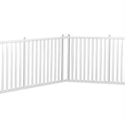 40 In. H X 80 In. W White Vinyl Windham Fence Panel Garden Fencing -Dewalt Tools Shop white 8 dovelina garden fencing hd 2024112803 44 1000