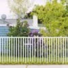 40 In. H X 80 In. W White Vinyl Windham Fence Panel Garden Fencing -Dewalt Tools Shop white 8 dovelina garden fencing hd 2024112803 64 1000