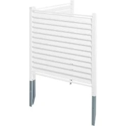 48 In. W X 48 In. H Polyethylene Vinyl Privacy Fence Panels, Polyethylene Air Conditioner Fence, Garden Fencing -Dewalt Tools Shop white aopsps garden fencing a0102hrql7p c3 1000