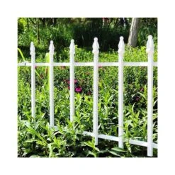 18 In. Metal Decorative Garden Fence (5 Panels) Metal Border Folding Fence Landscape Fencing -Dewalt Tools Shop white fawey tred inc garden fencing ny250fc 16 4f 1000