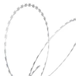 19 In. H Steel Garden Fence, 246 Ft. 5 Coils 49 Ft Razor Wire Fencing Razor Fence Non-Rusting Razor Ribbon Barbed -Dewalt Tools Shop white jushua garden fencing zy p296037 4f 1000