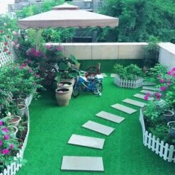 20 In. X 18 In. White Plastic Picket Fence Decorative Garden Fencing (4-Pack) -Dewalt Tools Shop white plastic edging efwf5040 1f 1000