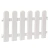 20 In. X 18 In. White Plastic Picket Fence Decorative Garden Fencing (4-Pack) -Dewalt Tools Shop white plastic edging efwf5040 64 1000