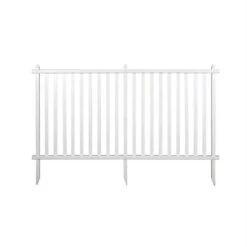 40 In. H X 80 In. W White Vinyl Fencing