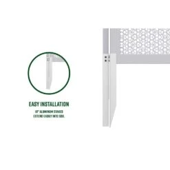 Classic 48.13 In. L X 48.13 In. W X 11 In. H White Vinyl Garden Bed With Fencing -Dewalt Tools Shop white vita elevated garden beds vt17128 44 1000