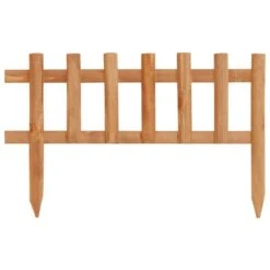 10-Piece 173.2 In. W X 13.8 In. H Lawn Edgings Solid Firwood Garden Fencing With Orange Waterbase Finish -Dewalt Tools Shop wood itopfox garden fencing h2sa22ot069 44 1000