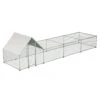 26 Ft. X 6.7 Ft. X 6.6 Ft. Galvanized Wire Chicken Coop W/ Waterproof And Anti-Ultraviolet Cover Walk-in Poultry Fencing -Dewalt Tools Shop wrightmaster chicken coops zeyp197224 64 1000