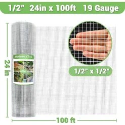 Reinforced Hot-Dip Galvanized 24 In. X 100 Ft. Mesh For Garden Fencing And Pet Enclosures, Precision Welding -Dewalt Tools Shop wrightmaster farm fencing gates ykjotdip 2x100 66 1000