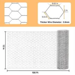 12 In. X 100 Ft. Reinforced Anti-Rust Galvanized Wire Mesh For Garden Fencing And Pet Enclosures Precision Welding -Dewalt Tools Shop wrightmaster farm fencing gates zey100 66 1000