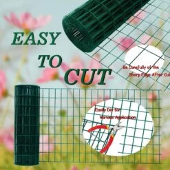 60 In. X 50 Ft. 12.5-Gauge Reinforced PVC Coated Wire Mesh For Garden Fencing And Pet Enclosures Precision Welding -Dewalt Tools Shop wrightmaster farm fencing gates zey12 green 1d 1000