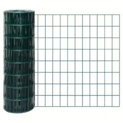 60 In. X 50 Ft. 12.5-Gauge Reinforced PVC Coated Wire Mesh For Garden Fencing And Pet Enclosures Precision Welding