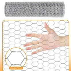 36 In. X 100 Ft. Reinforced Anti-Rust Galvanized Wire Mesh For Garden Fencing And Pet Enclosures, Precision Welding -Dewalt Tools Shop wrightmaster farm fencing gates zey3x100 77 1000