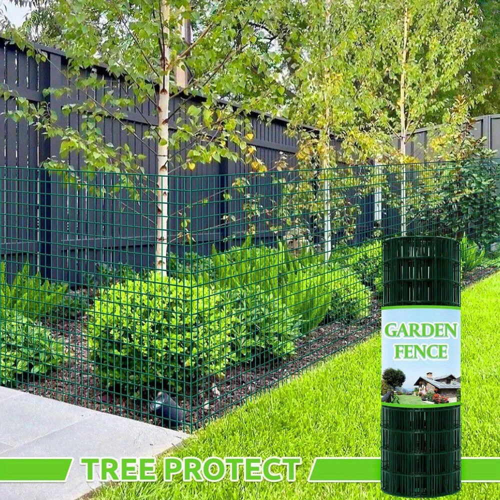 24 In. X 50 Ft. 14-Gauge Reinforced PVC Coated Wire Mesh For Garden Fencing And Pet Enclosures, Precision Welding 7 24 In. X 50 Ft. 14-Gauge Reinforced PVC Coated Wire Mesh For Garden Fencing And Pet Enclosures, Precision Welding - Image 5