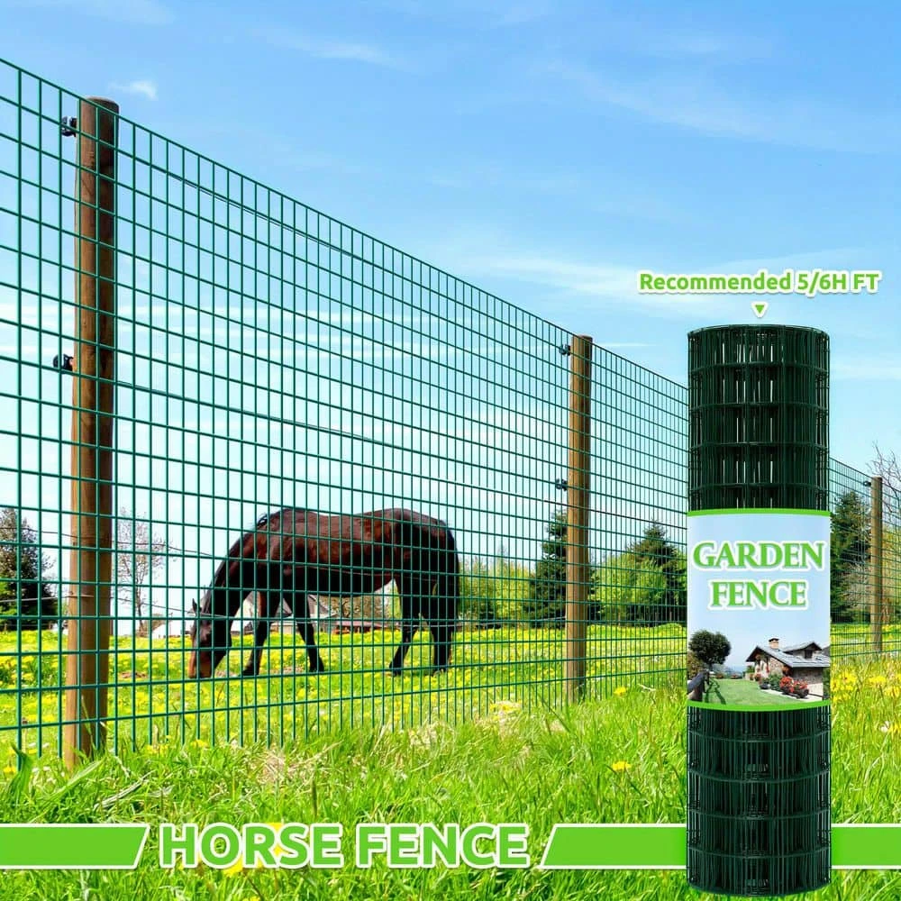 48 In. X 50 Ft. 14-Gauge Reinforced PVC Coated Wire Mesh For Garden Fencing And Pet Enclosures, Precision Welding 9 48 In. X 50 Ft. 14-Gauge Reinforced PVC Coated Wire Mesh For Garden Fencing And Pet Enclosures, Precision Welding - Image 7