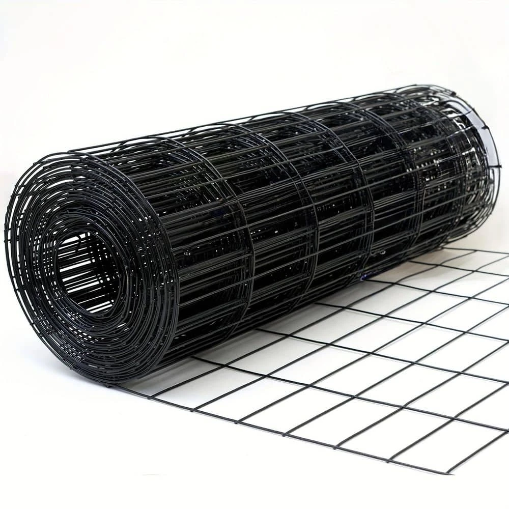 72 In. X 50 Ft. 12.5-Gauge Reinforced PVC Coated Wire Mesh For Garden Fencing And Pet Enclosures, Precision Welding 3 72 In. X 50 Ft. 12.5-Gauge Reinforced PVC Coated Wire Mesh For Garden Fencing And Pet Enclosures, Precision Welding