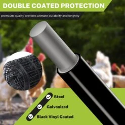 48 In. X 50 Ft. 16-Gauge Black PVC Coated Welded Wire Fence For Garden Border Fencing Roll, Dog Fencing -Dewalt Tools Shop wrightmaster welded wire fencing zeyx48888 40 1000