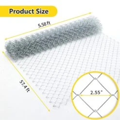 67 In. X 57.4 Ft. Reinforced Anti-Rust Galvanized Wire Mesh For Garden Fencing And Pet Enclosures, Precision Welding -Dewalt Tools Shop wrightmaster wire mesh zey104500 77 1000