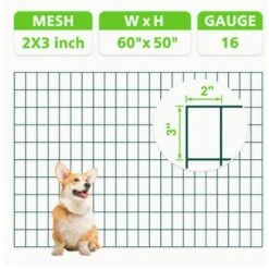 60 In. X 50 Ft. 16-Gauge Reinforced PVC Coated Wire Mesh For Garden Fencing And Pet Enclosures Precision Welding -Dewalt Tools Shop wrightmaster wire mesh zey50 green 4f 1000