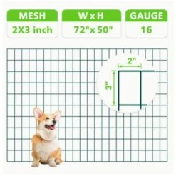 72 In. X 50 Ft. 16-Gauge Reinforced PVC Coated Wire Mesh For Garden Fencing And Pet Enclosures Precision Welding -Dewalt Tools Shop wrightmaster wire mesh zey72 green 4f 1000